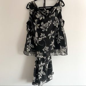Vintage Betsy Lauren 2-piece dress 👗Floral Chic